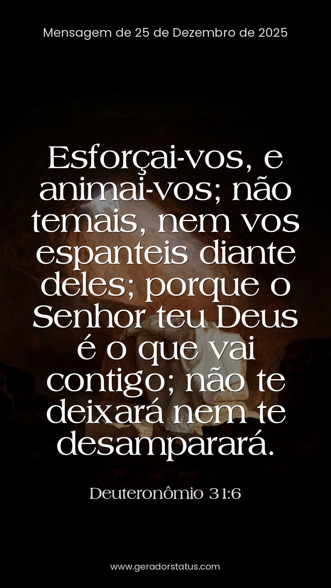 Status do dia: Versículo