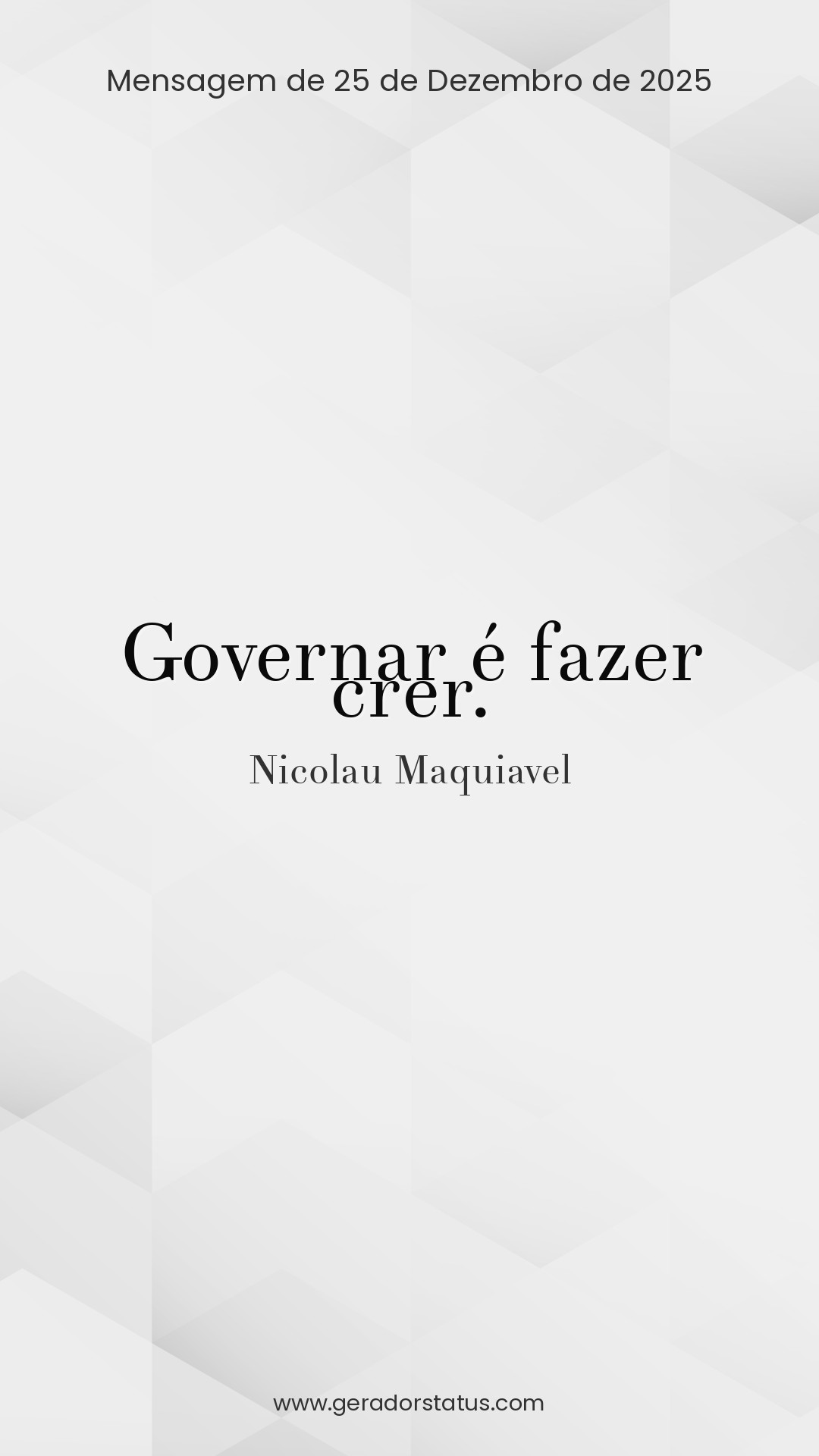 Status do dia: Sabedoria