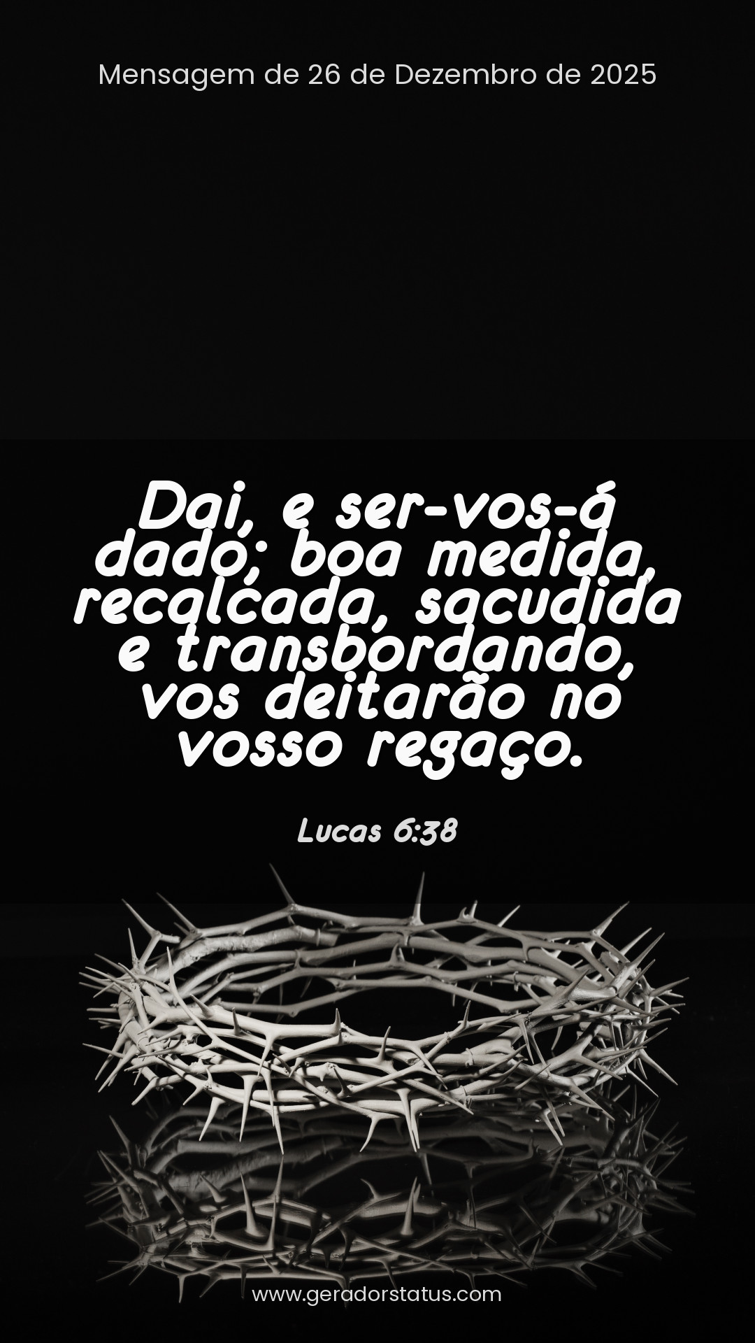 Status do dia: Versículo