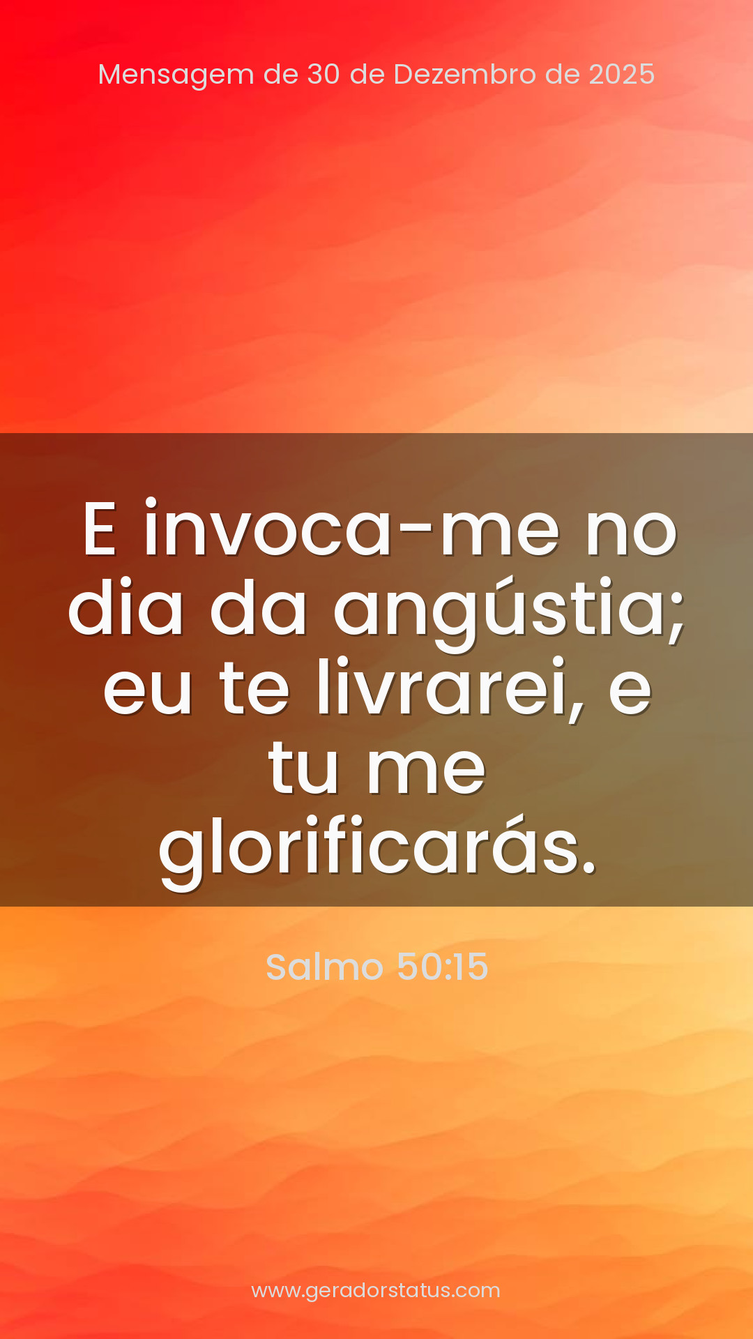 Status do dia: Salmo