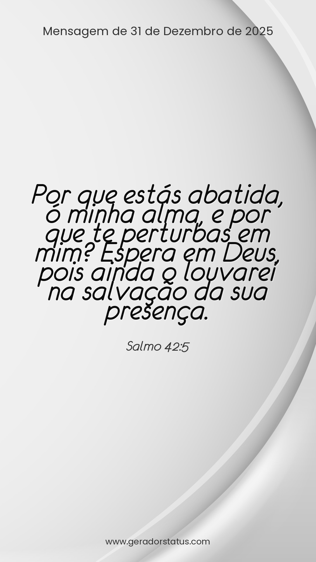 Status do dia: Salmo