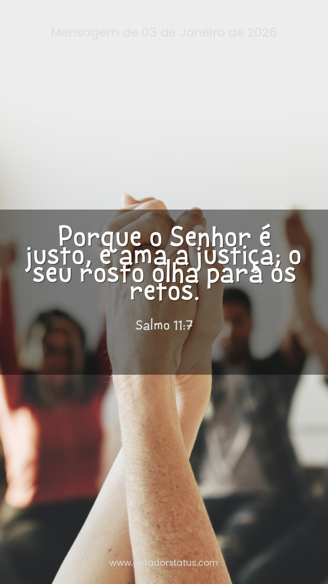 Status do dia: Salmo