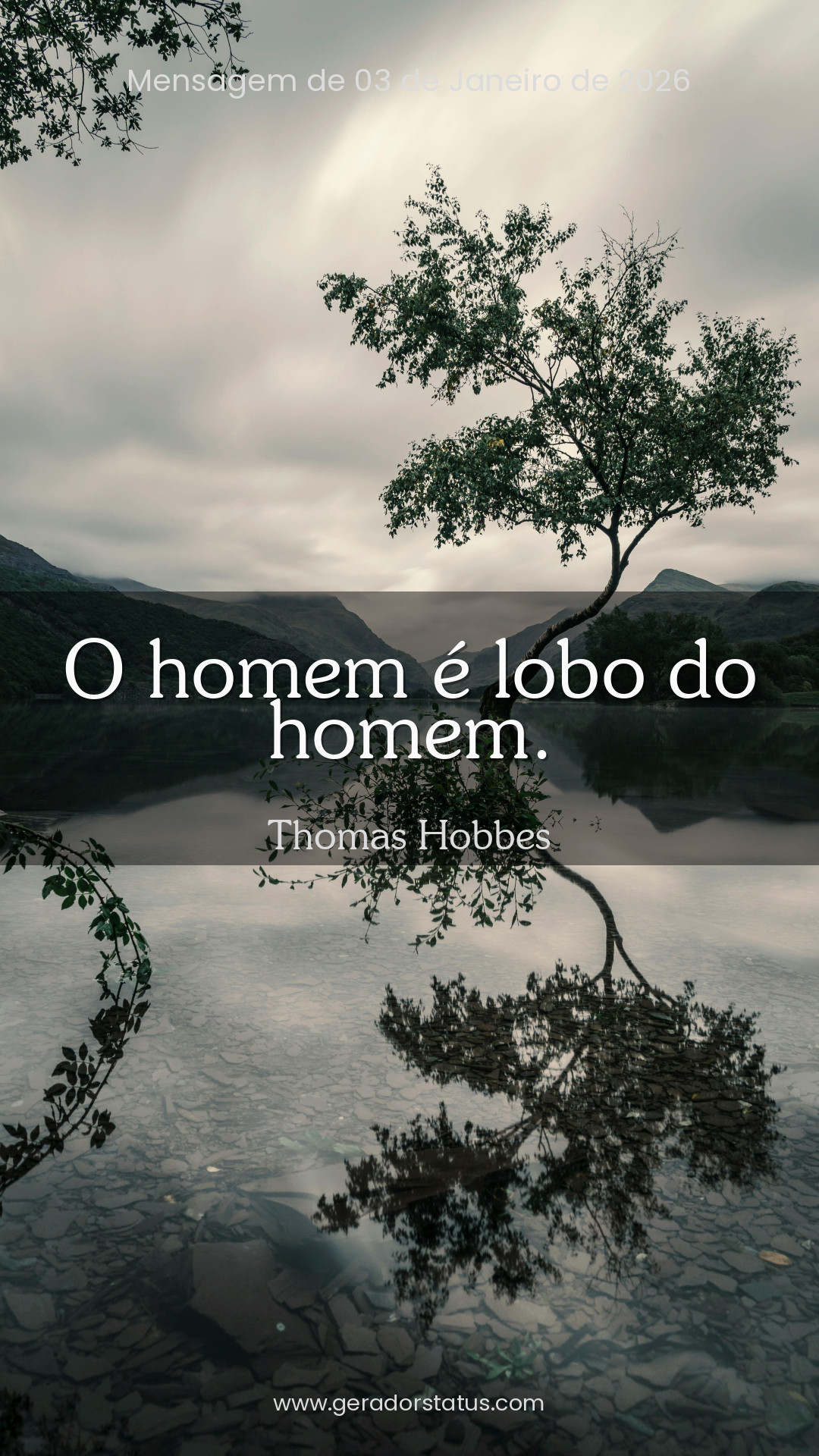 Status do dia: Citação