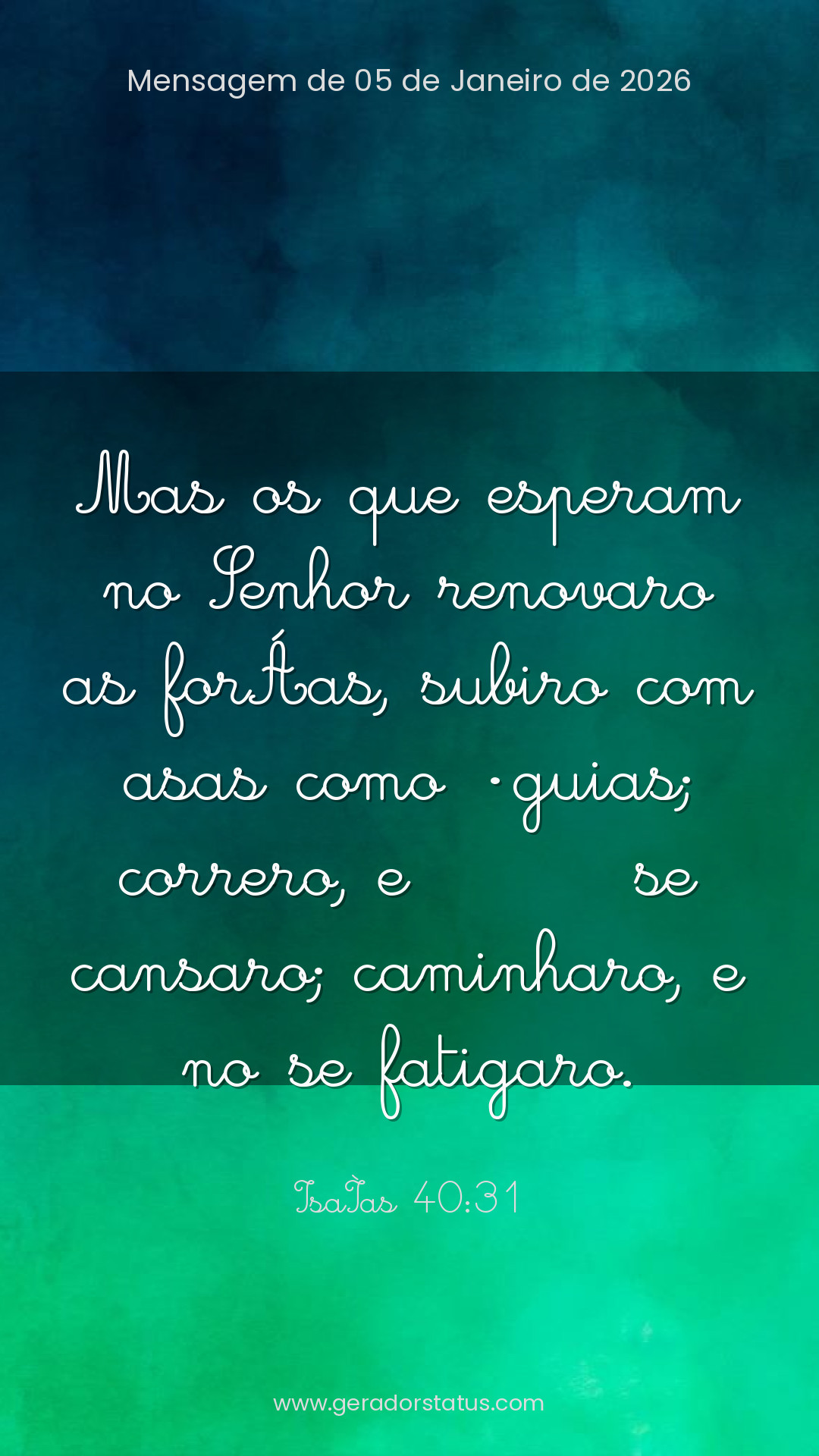 Status do dia: Versículo