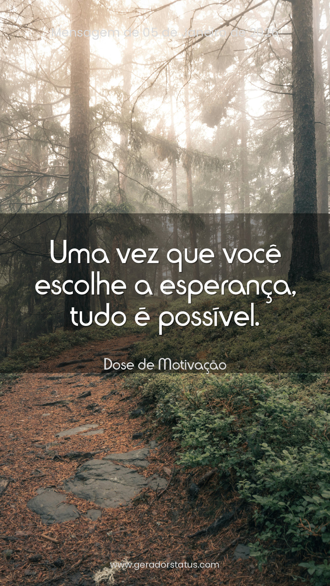 Status do dia: Motivacional