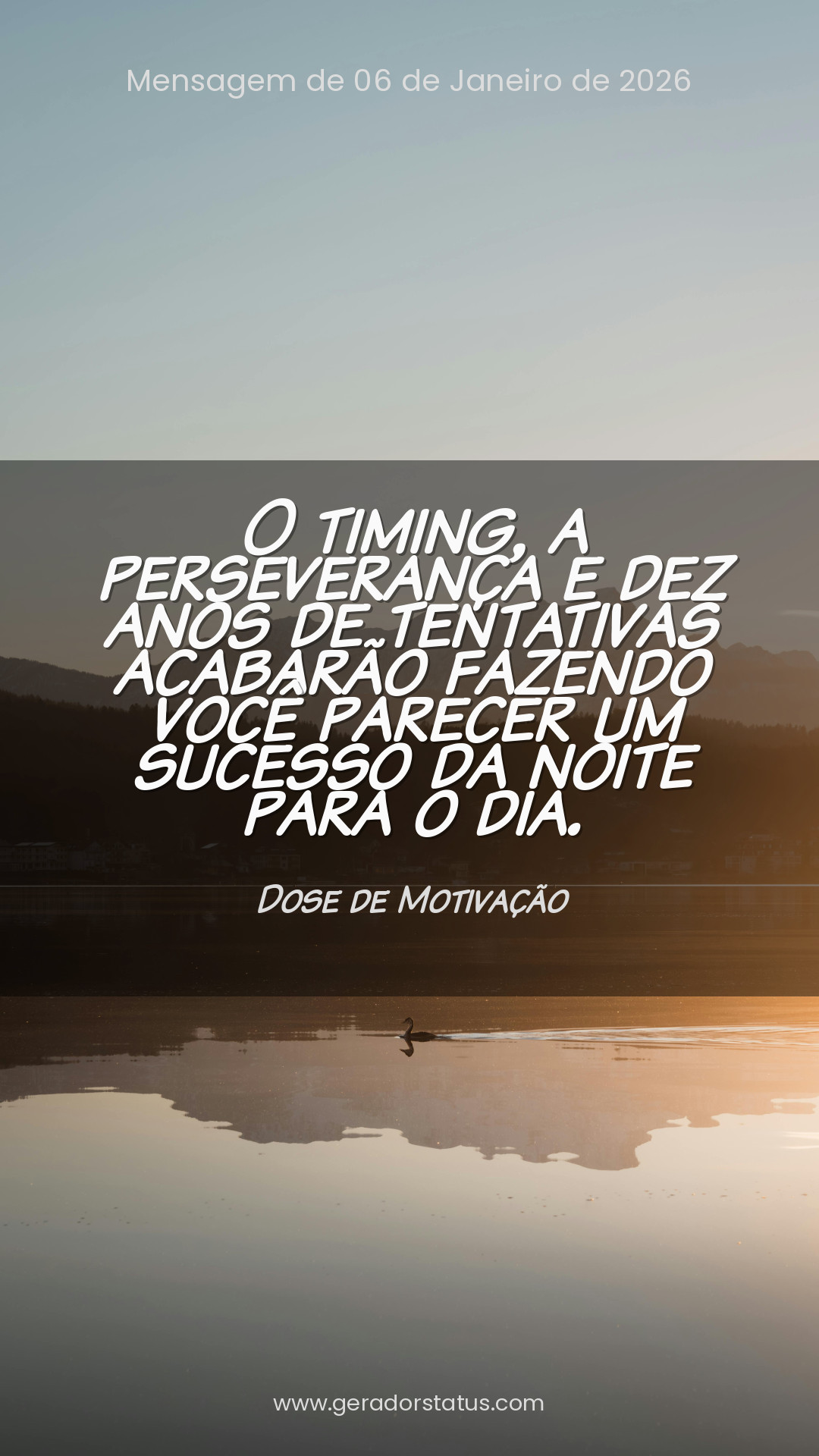 Status do dia: Motivacional