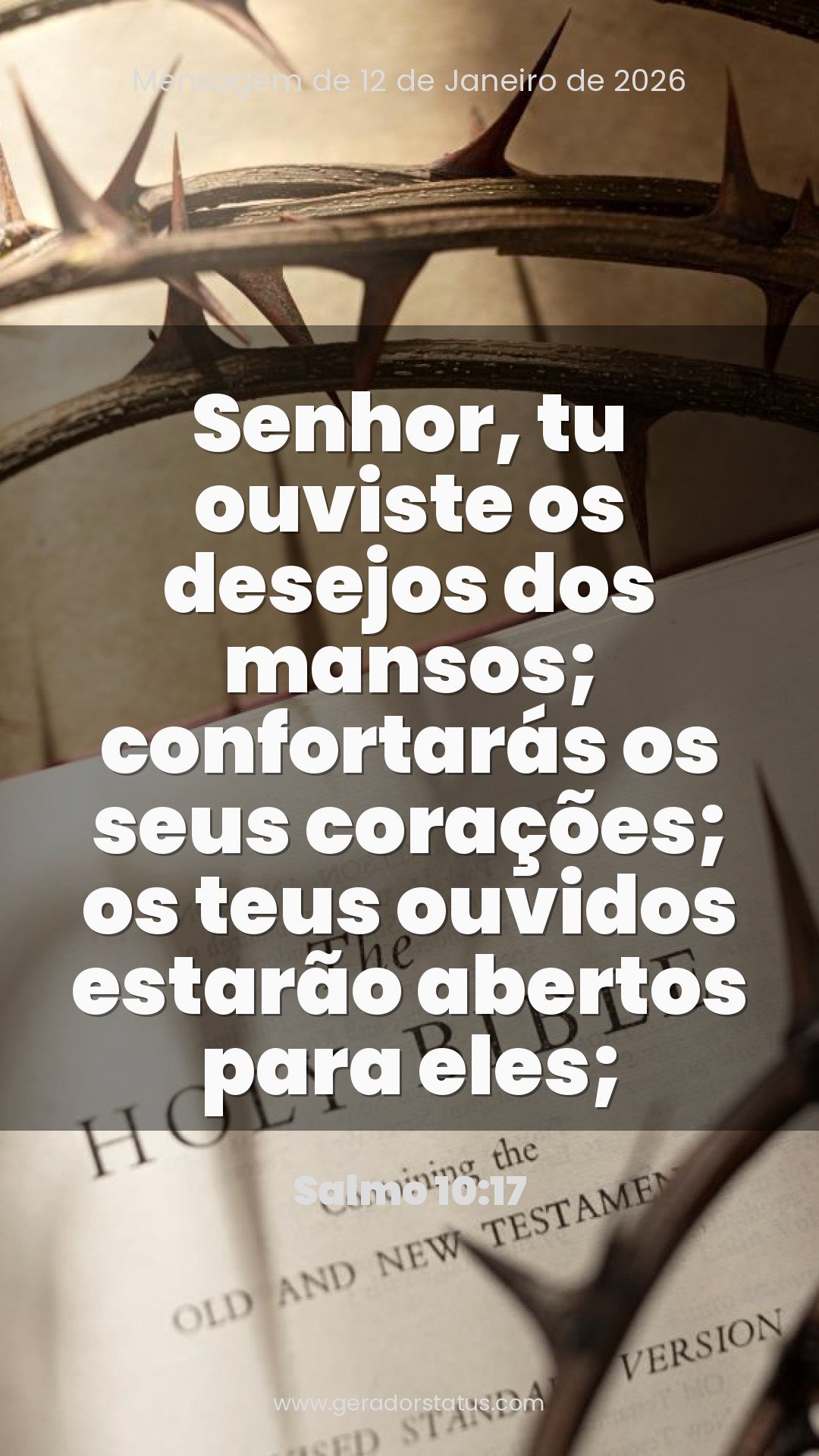 Status do dia: Salmo