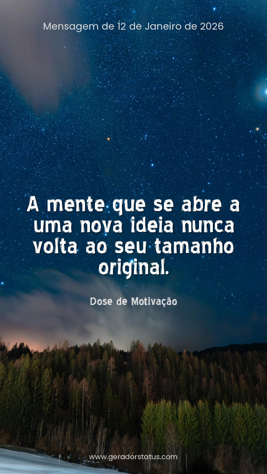 Status do dia: Motivacional