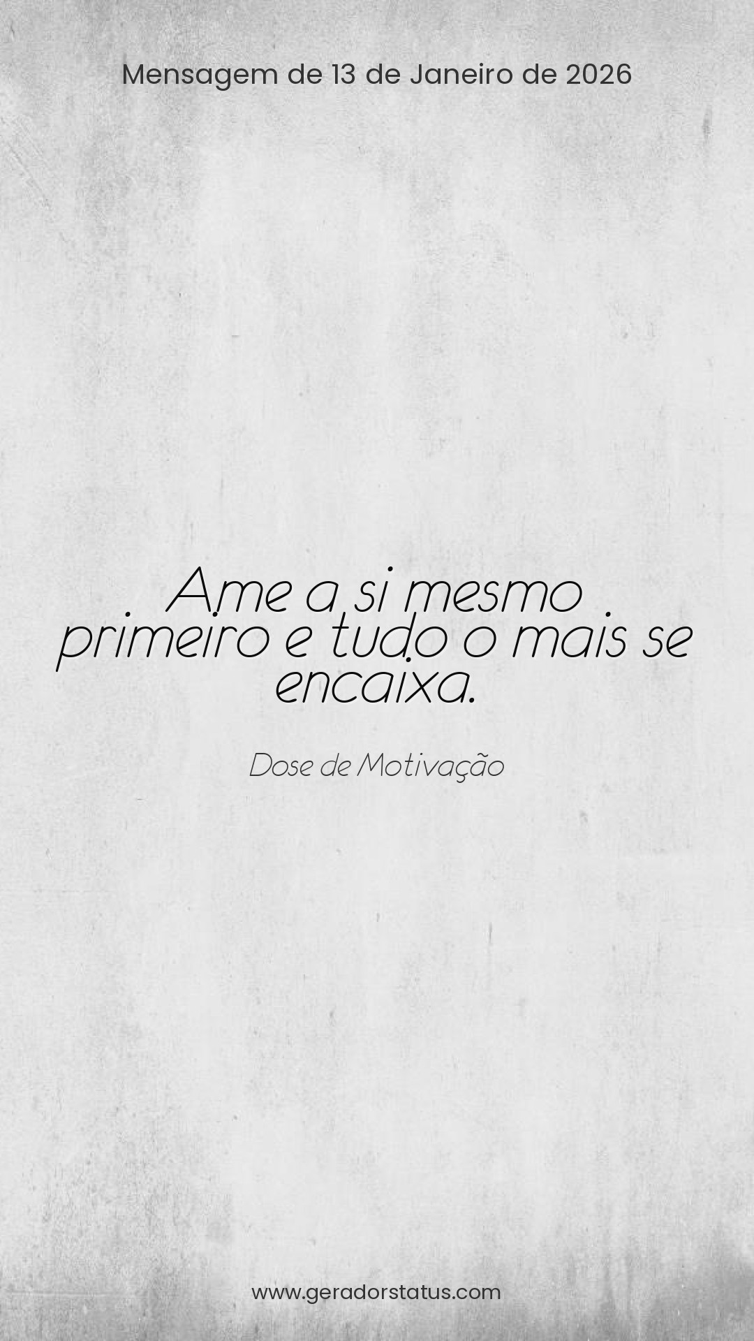 Status do dia: Motivacional