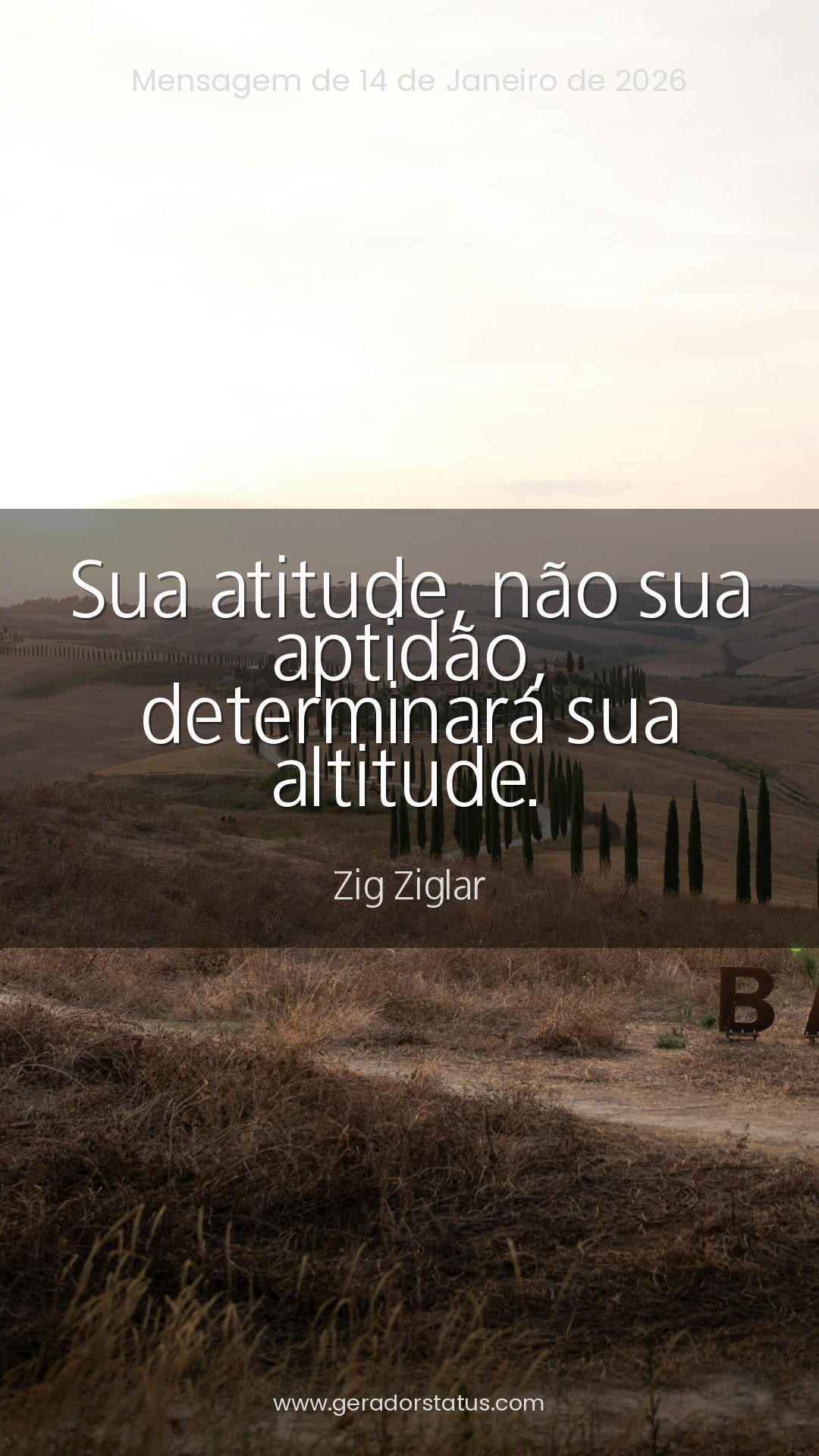 Status do dia: Citação