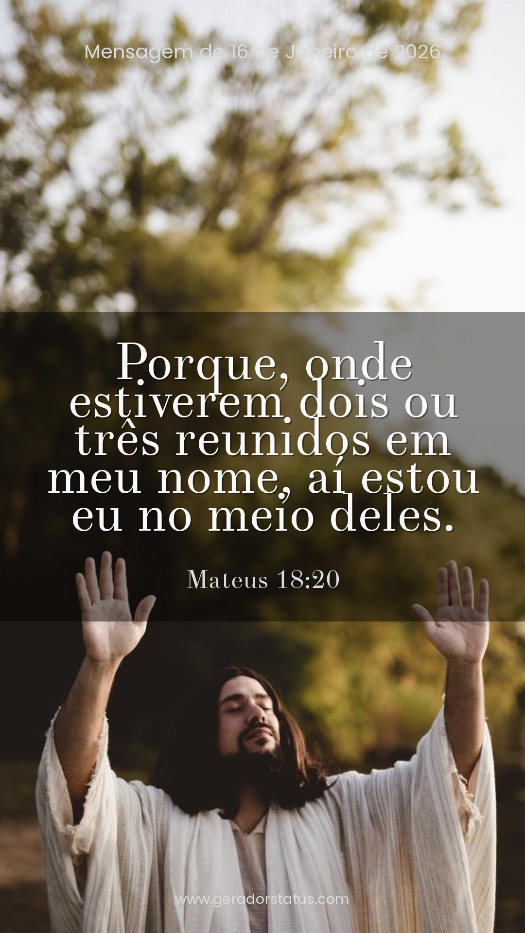 Status do dia: Versículo