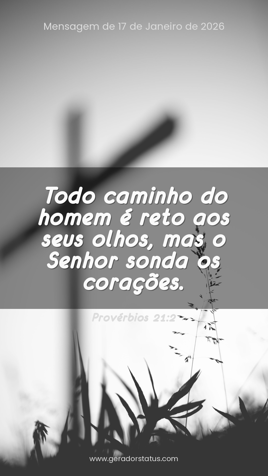 Status do dia: Versículo