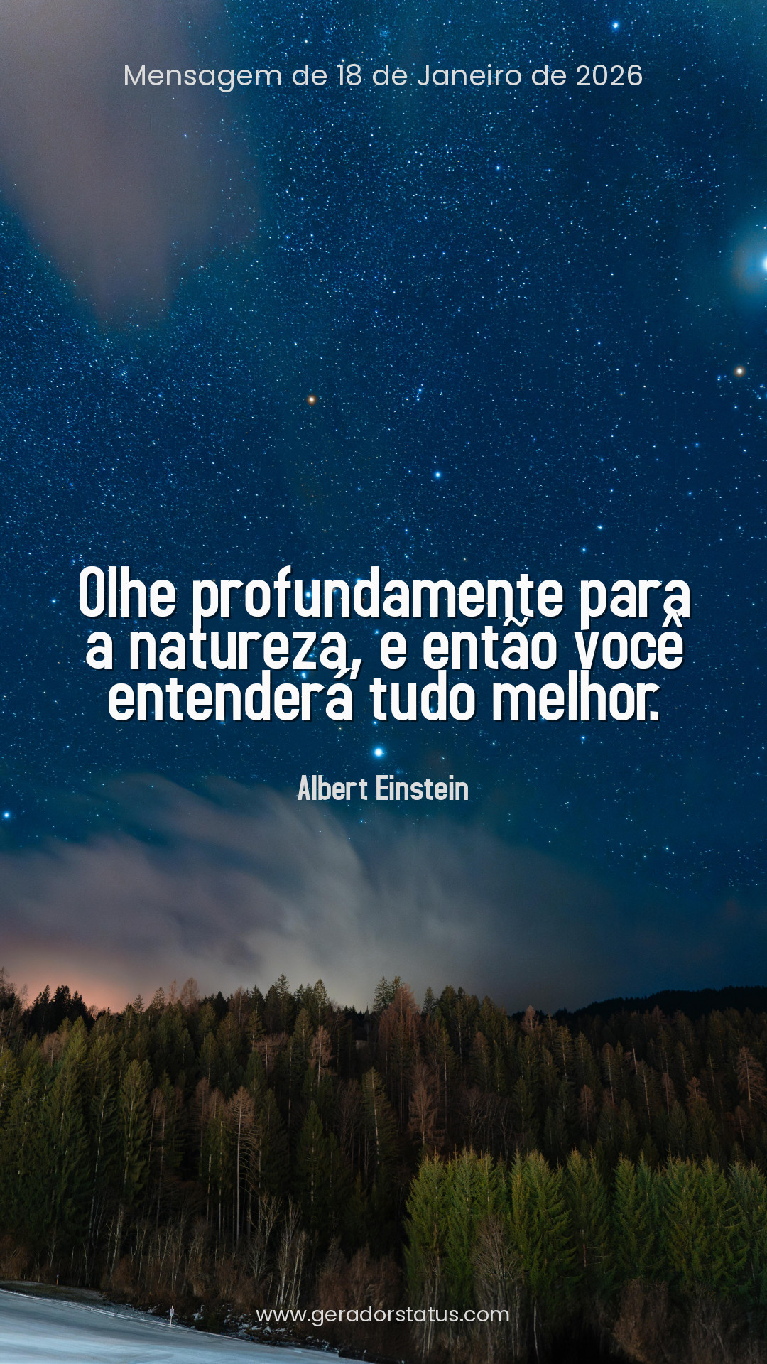 Status do dia: Citação