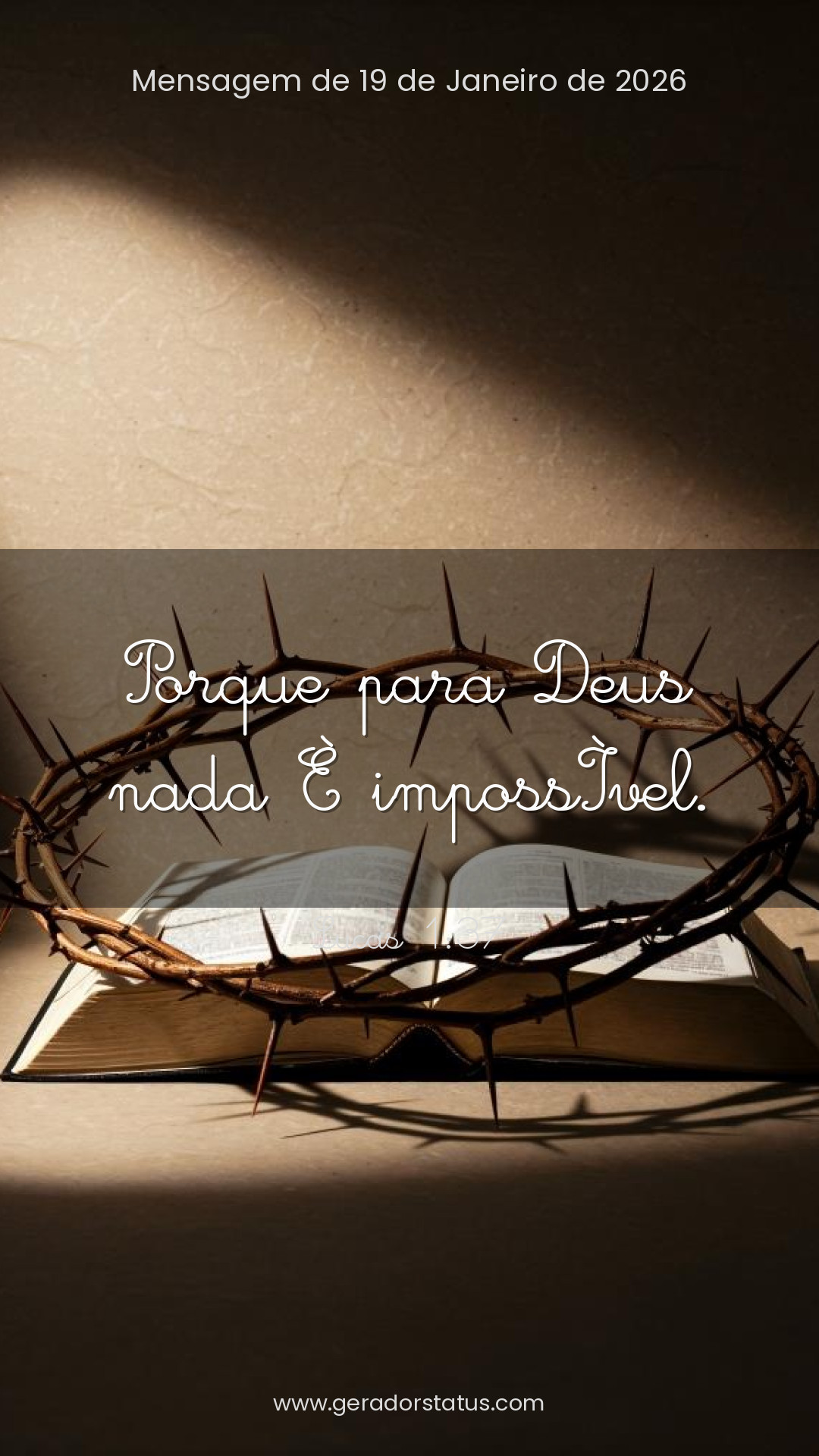 Status do dia: Versículo