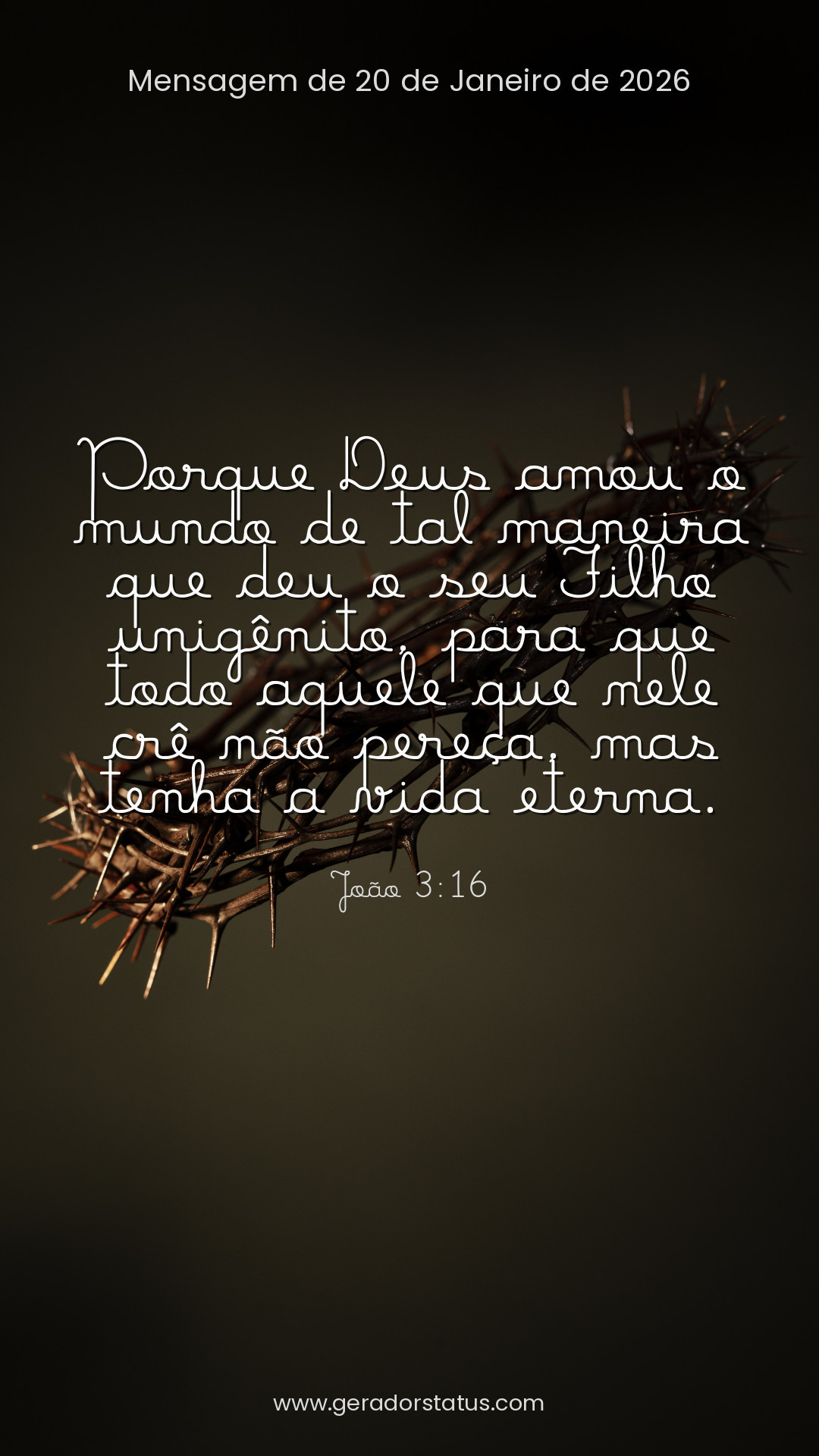 Status do dia: Versículo