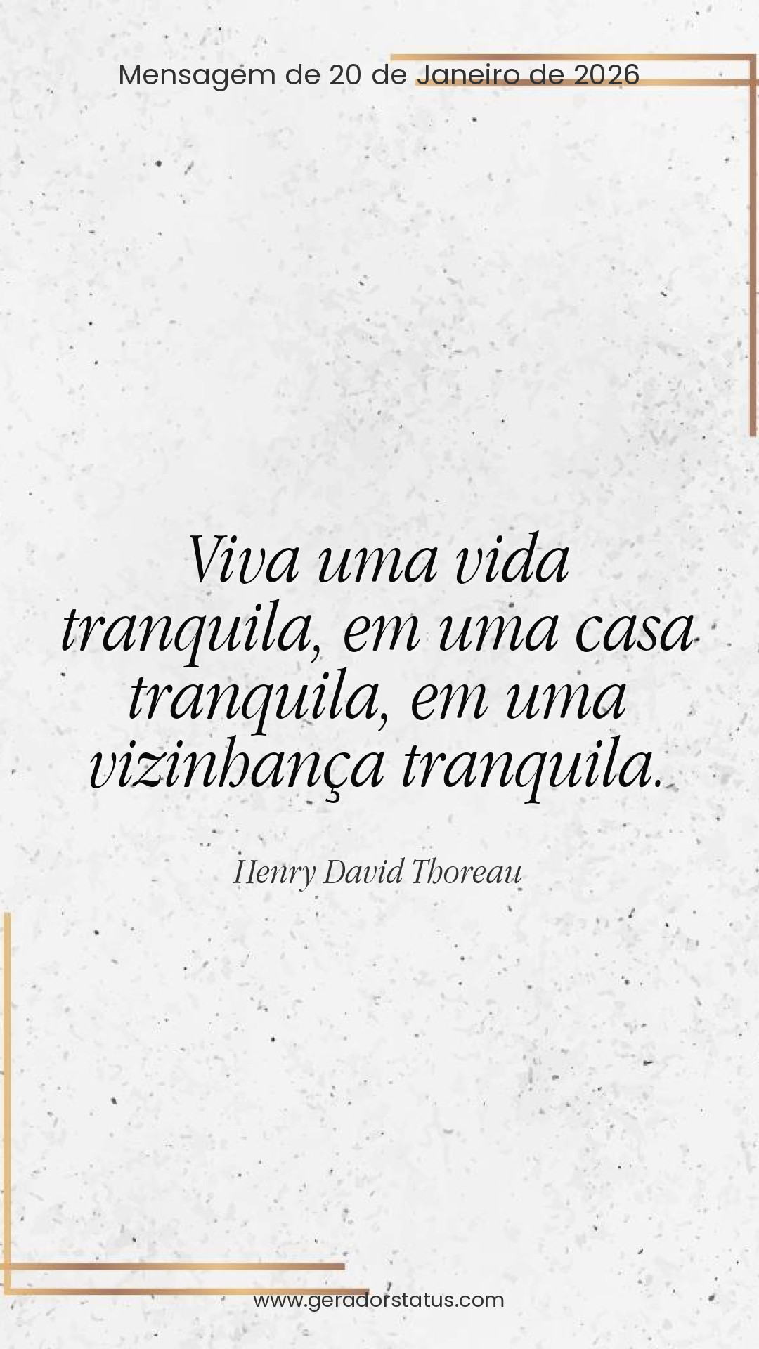 Status do dia: Reflexão