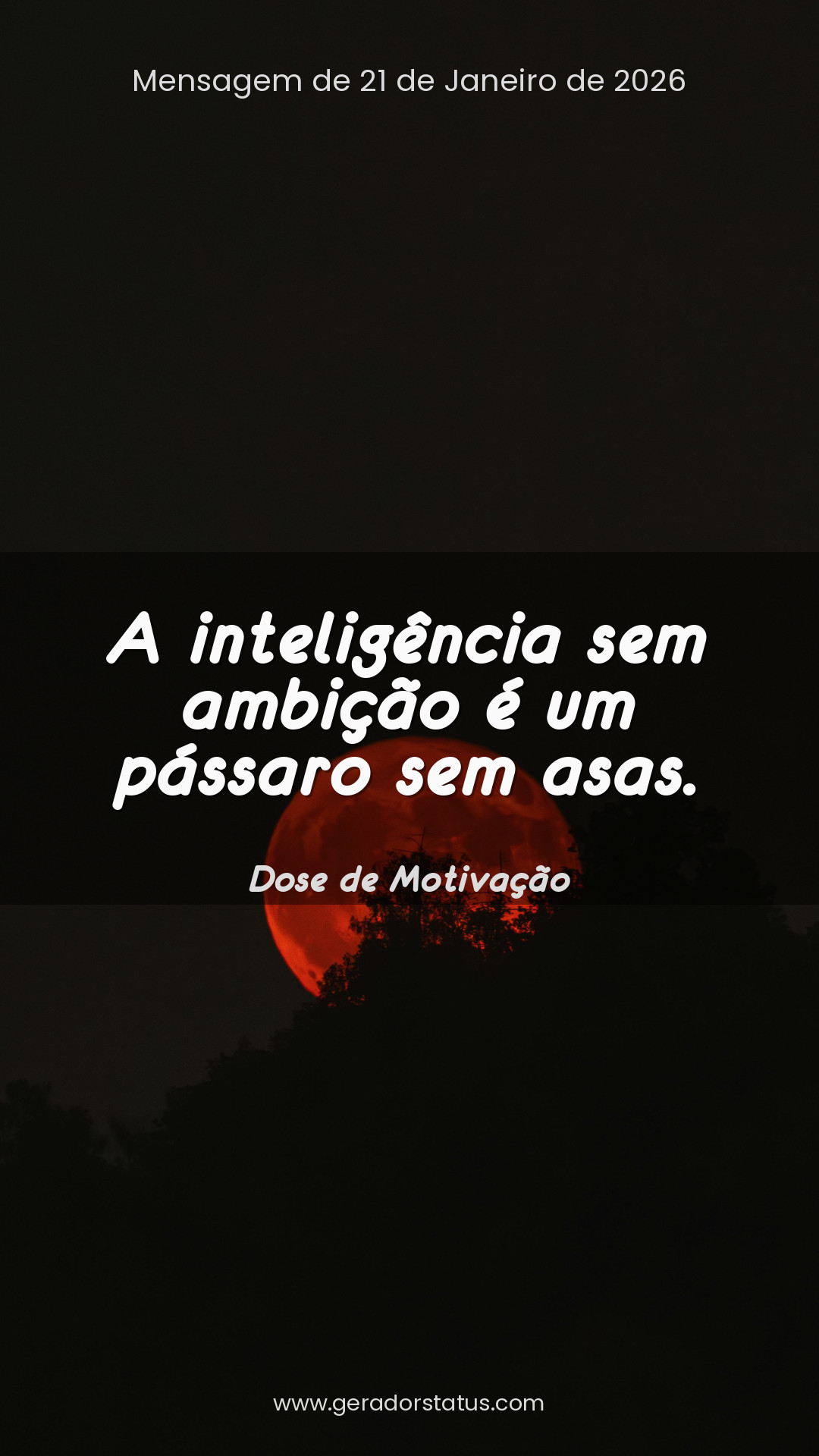 Status do dia: Motivacional