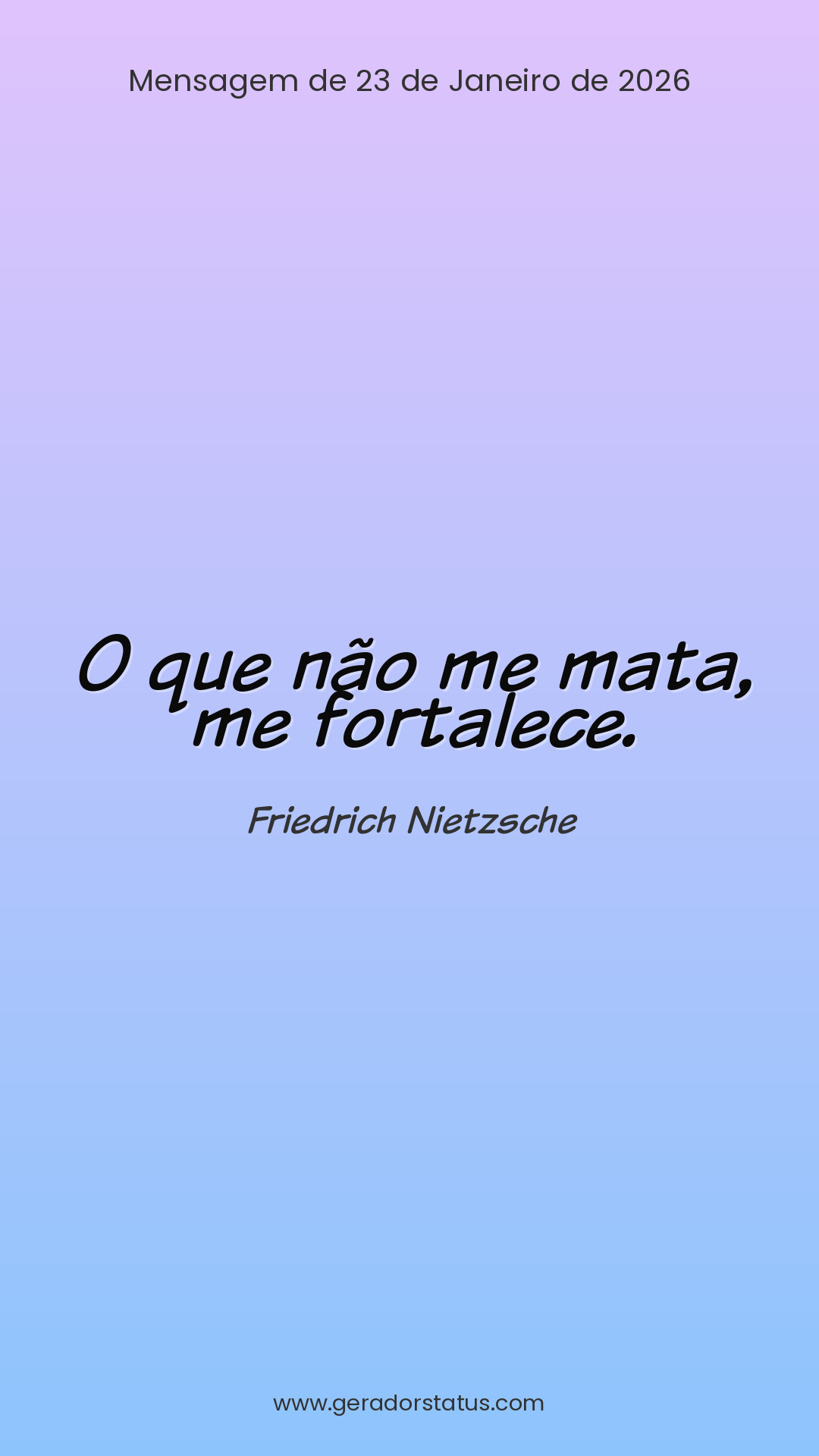 Status do dia: Citação