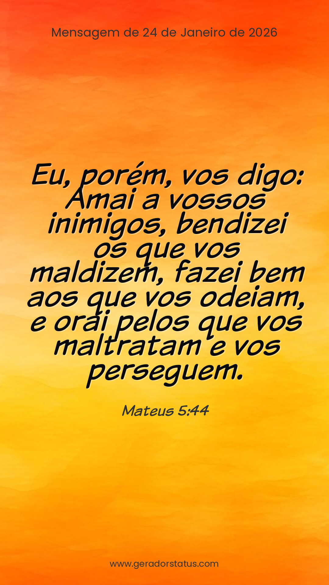 Status do dia: Versículo