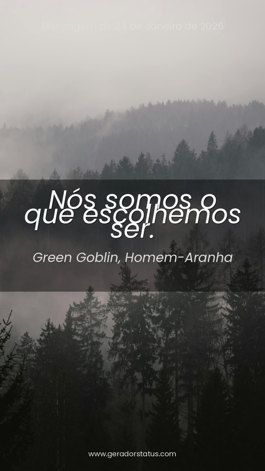 Status do dia: Reflexão