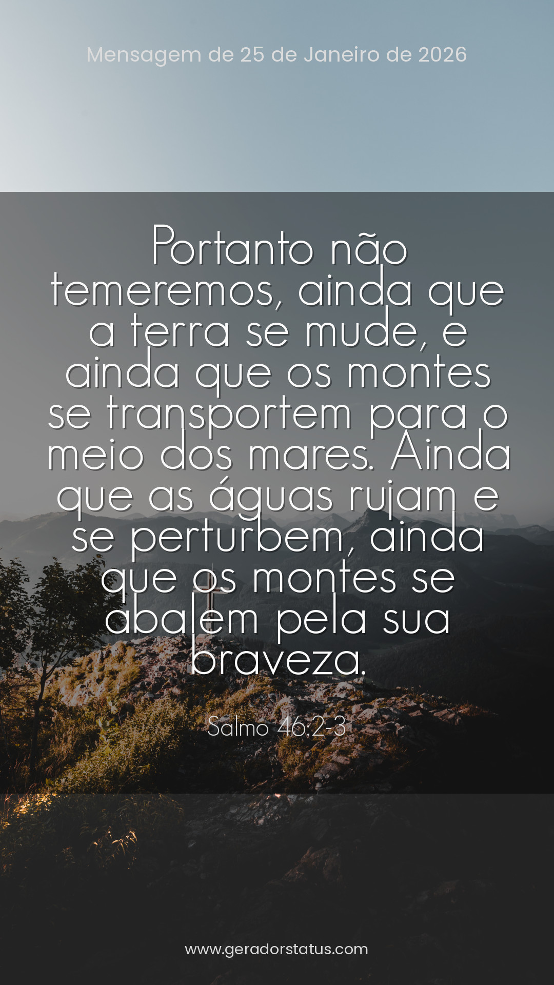 Status do dia: Salmo