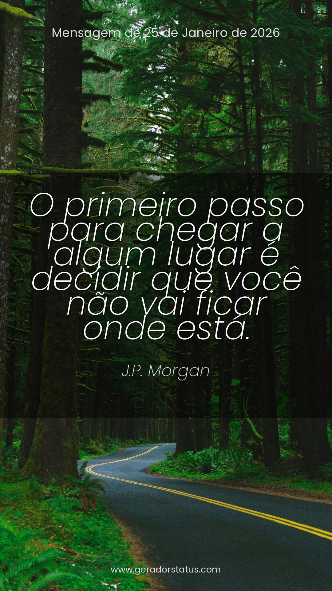 Status do dia: Reflexão