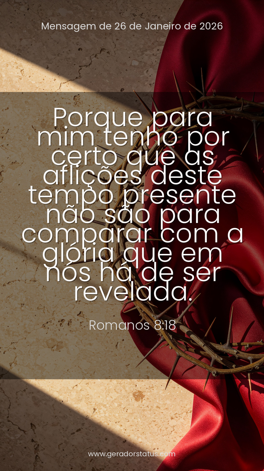 Status do dia: Versículo