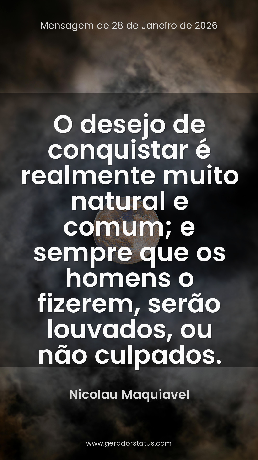 Status do dia: Sabedoria