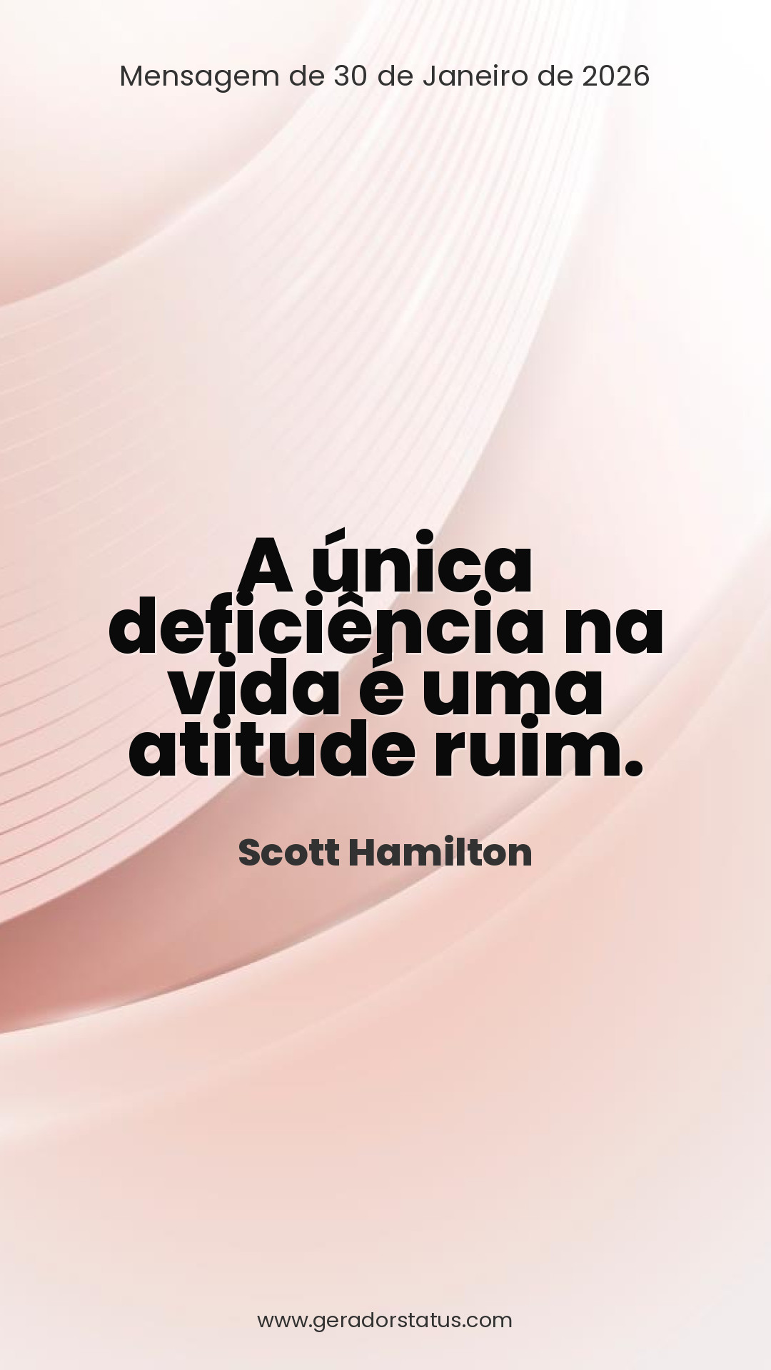 Status do dia: Reflexão