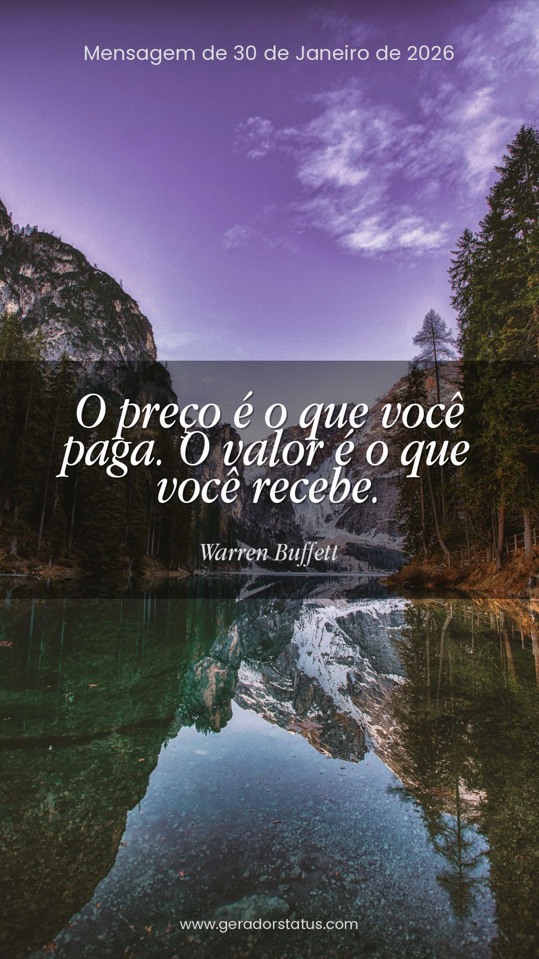 Status do dia: Citação