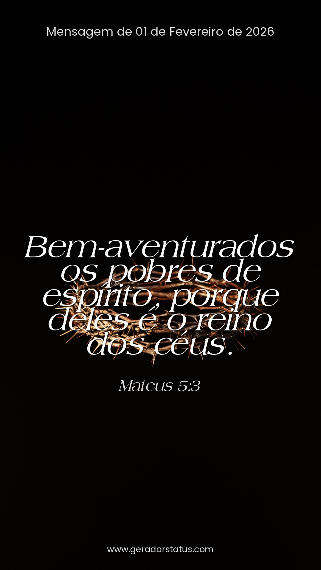 Status do dia: Versículo