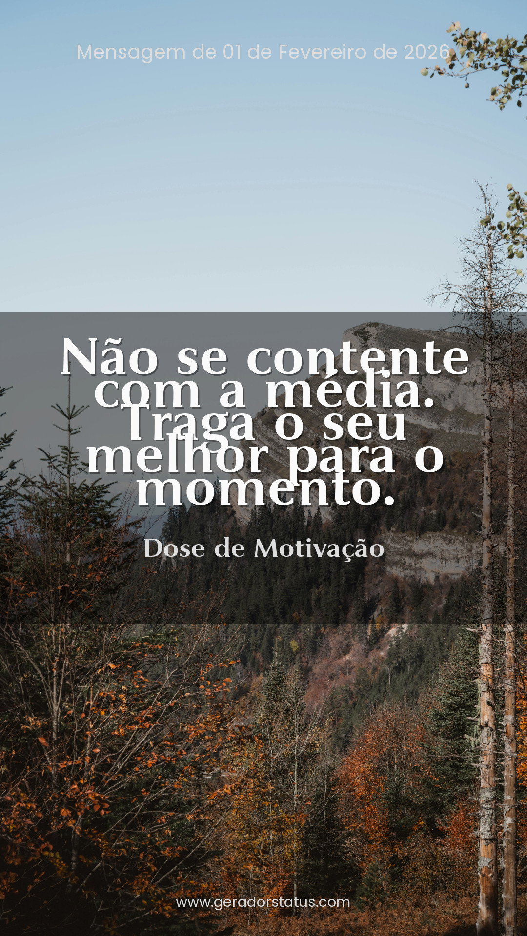 Status do dia: Motivacional