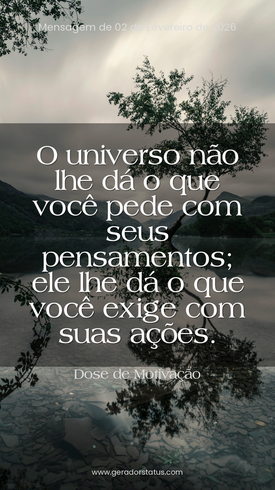 Status do dia: Motivacional