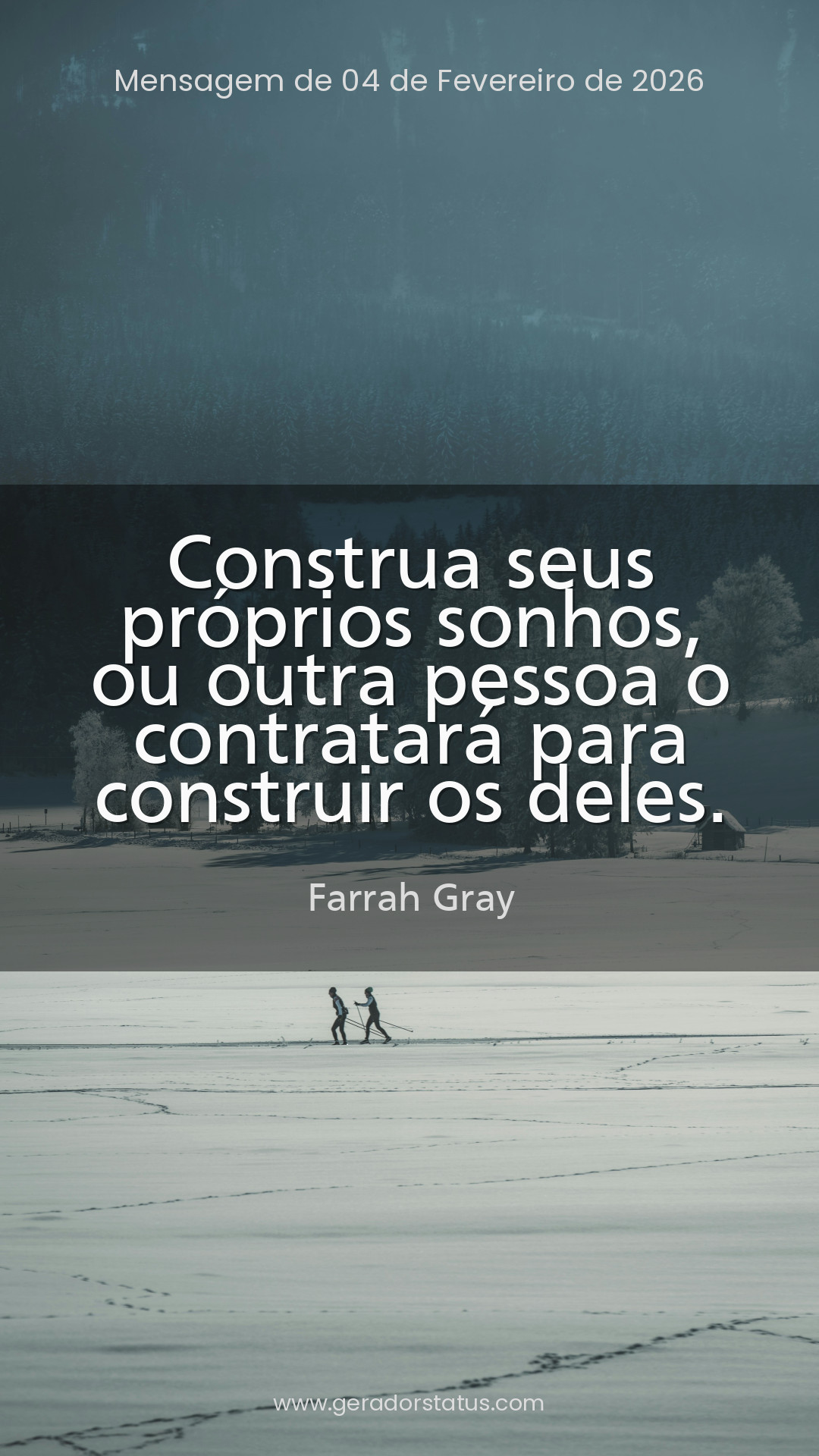 Status do dia: Reflexão