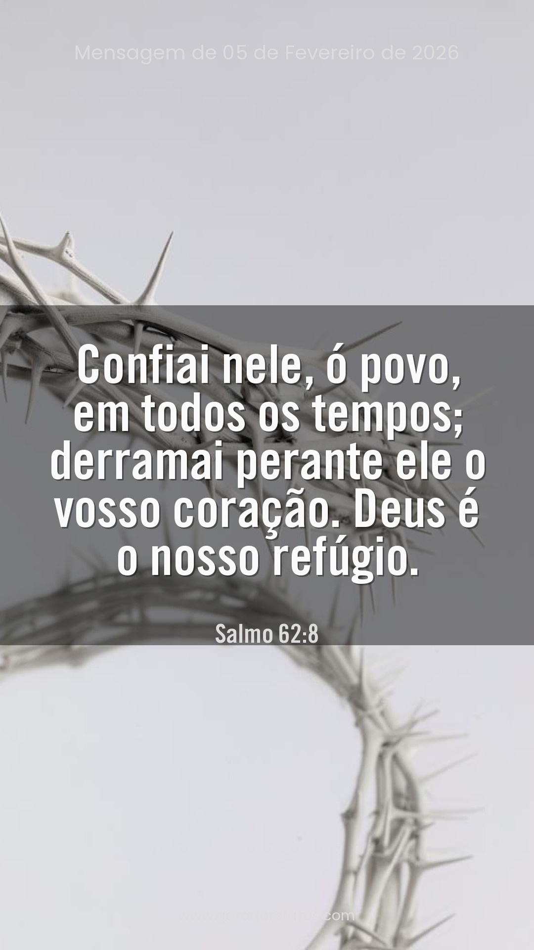 Status do dia: Salmo