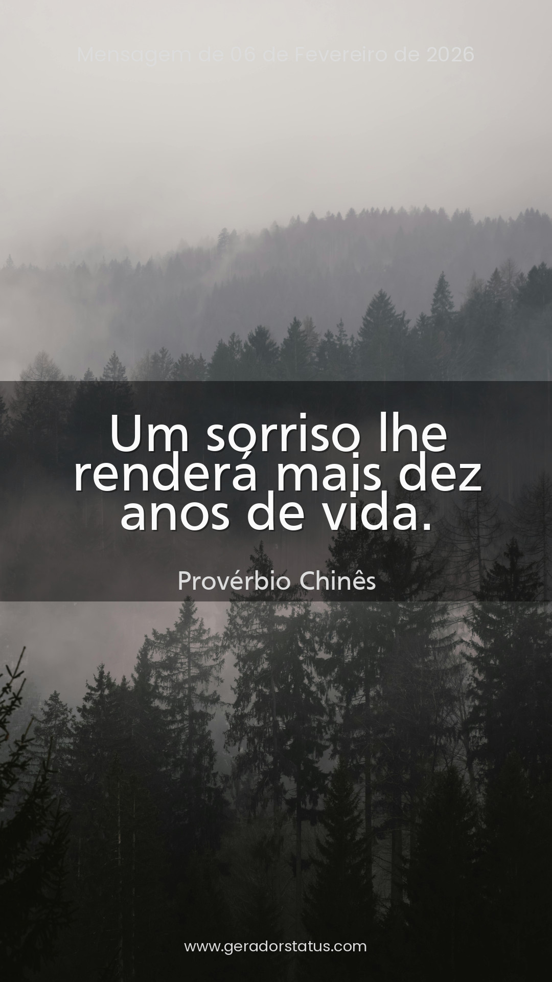 Status do dia: Reflexão