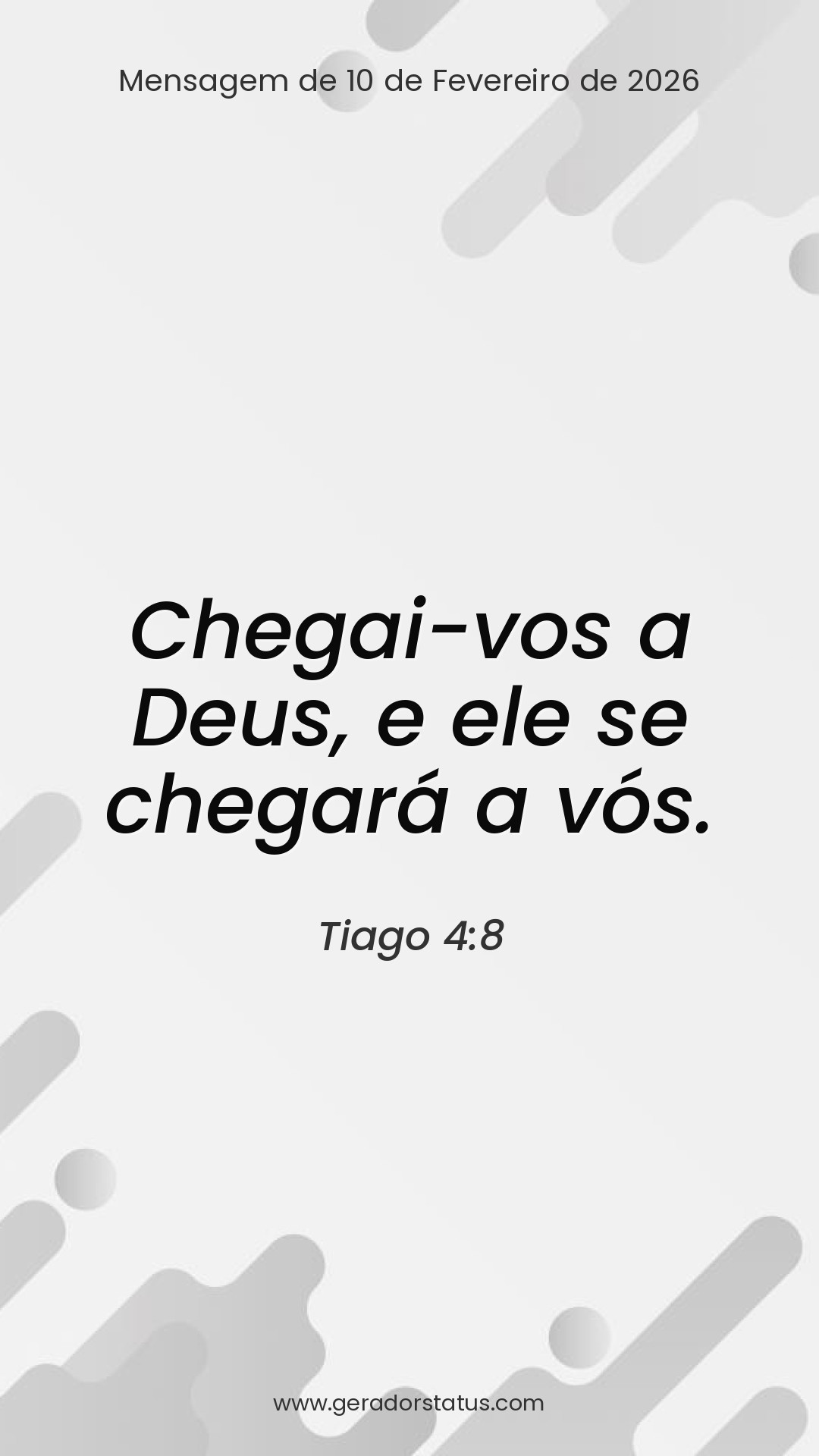 Status do dia: Versículo