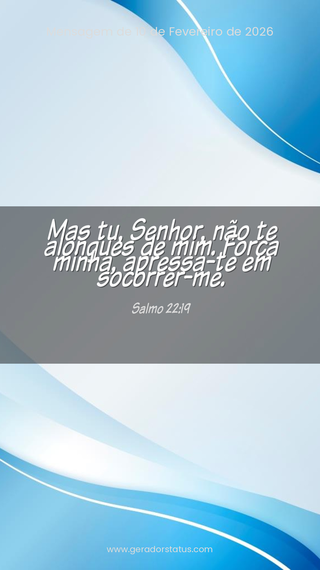 Status do dia: Salmo