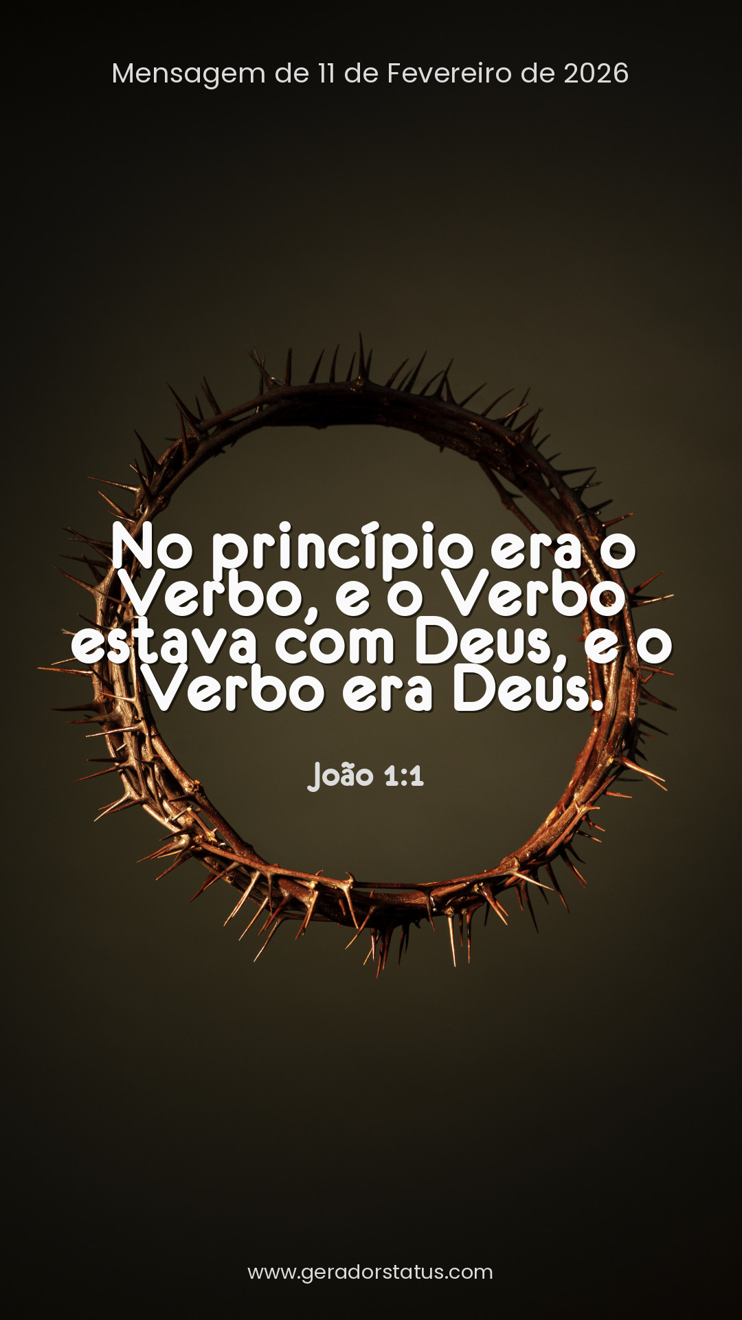 Status do dia: Versículo