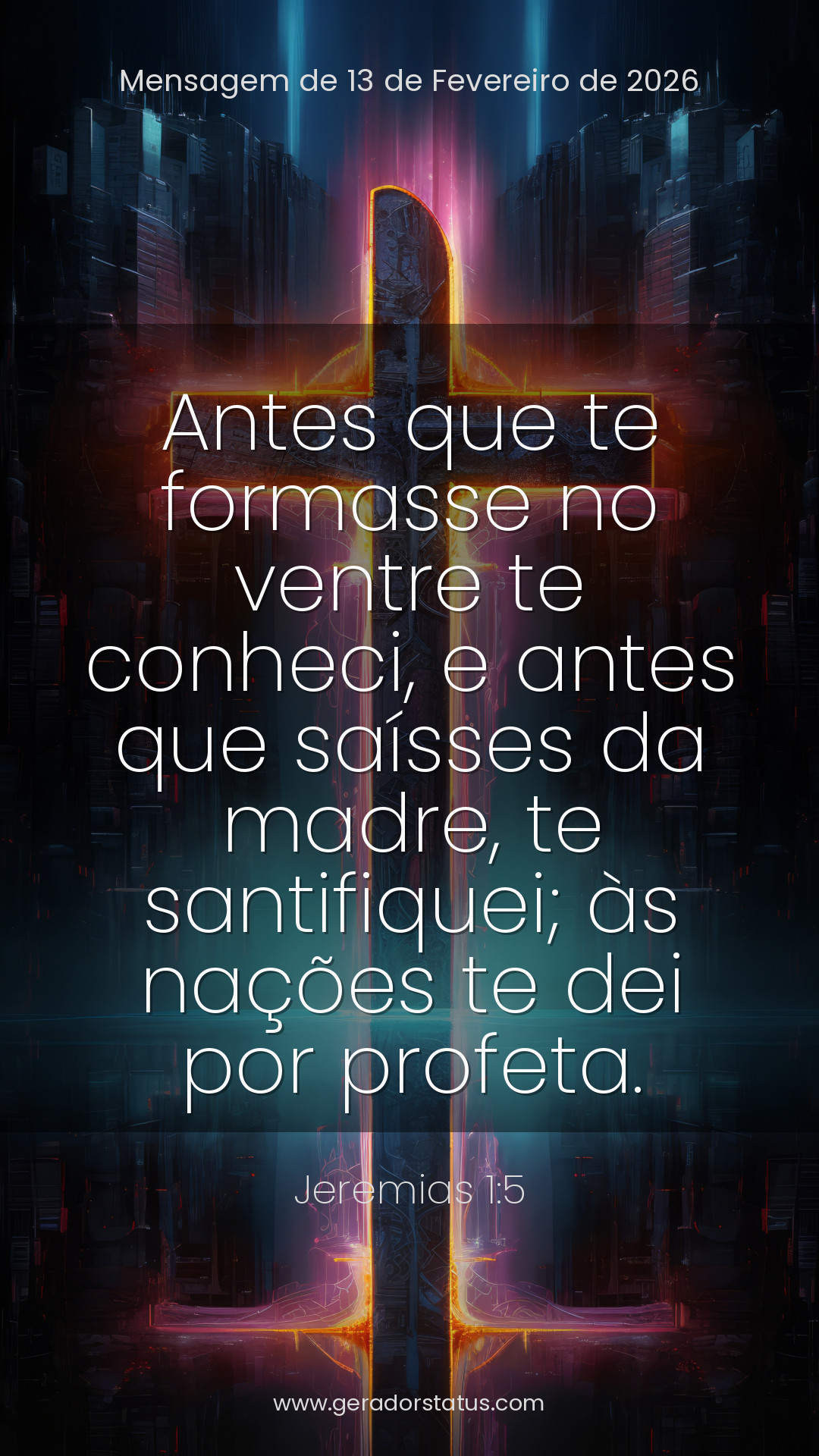 Status do dia: Versículo