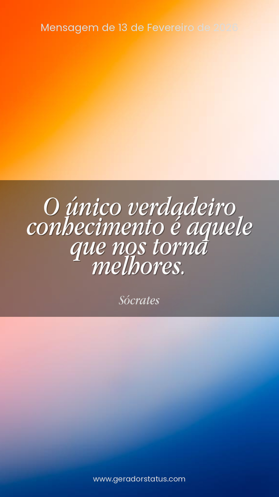 Status do dia: Citação