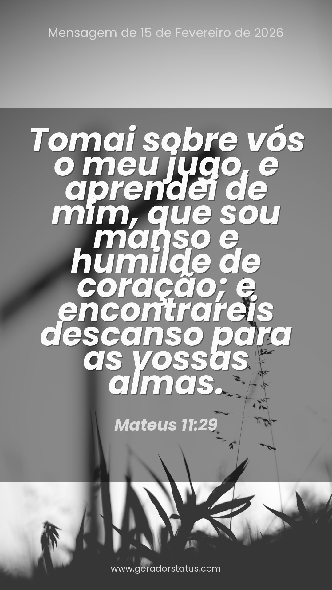 Status do dia: Versículo