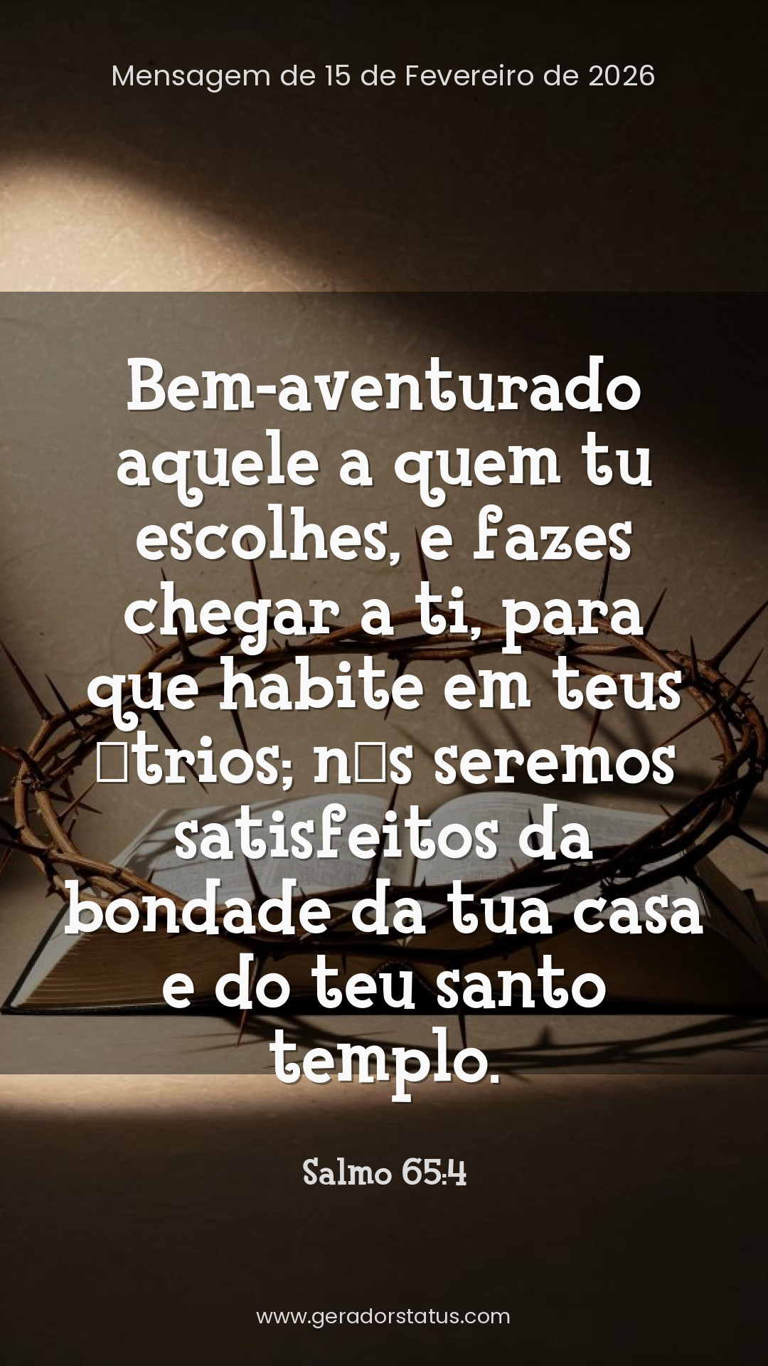 Status do dia: Salmo