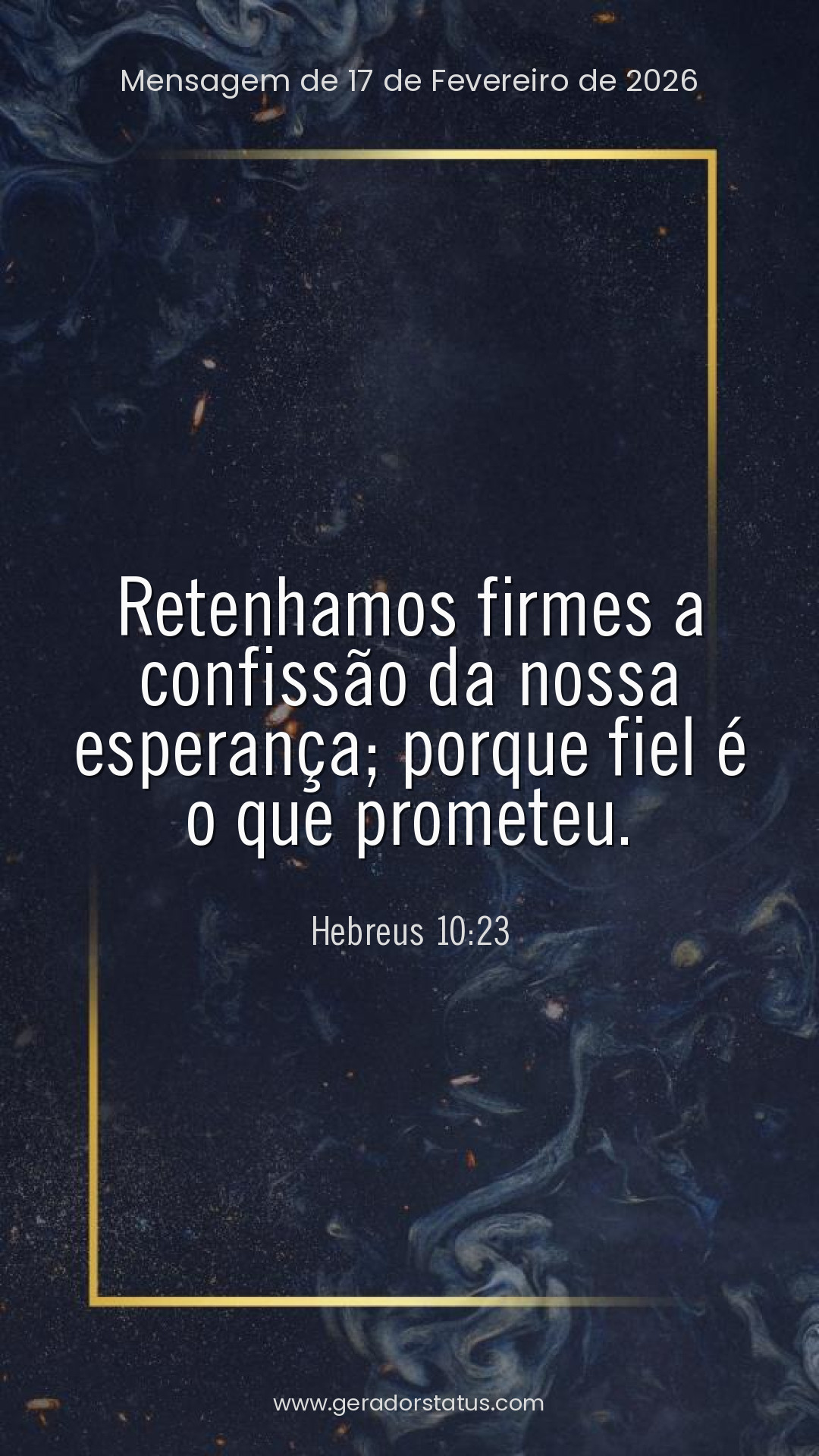 Status do dia: Versículo