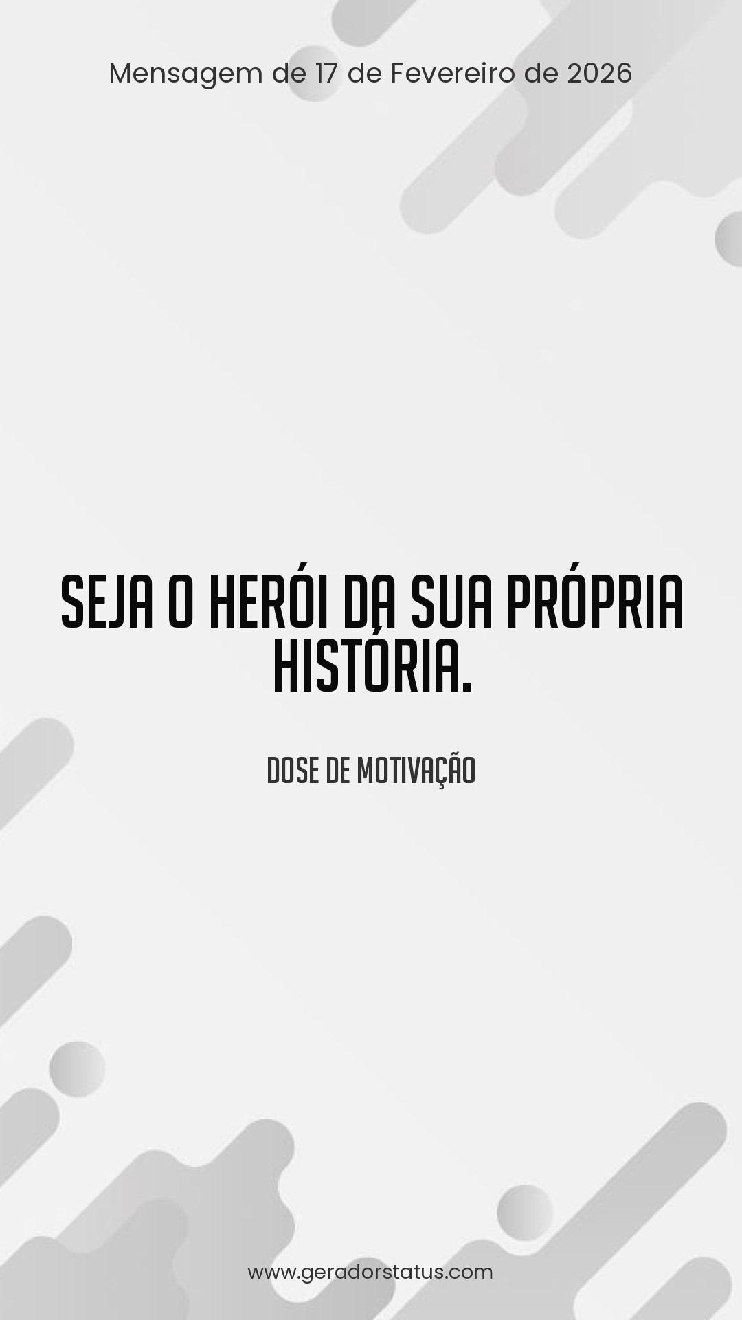 Status do dia: Motivacional