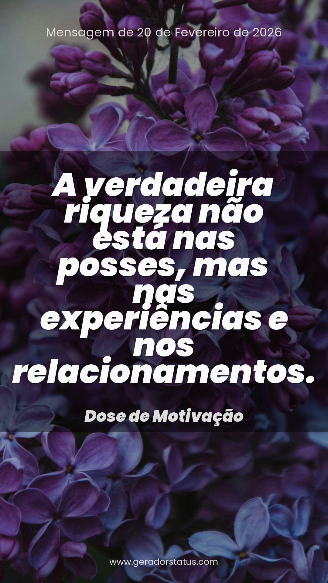 Status do dia: Motivacional