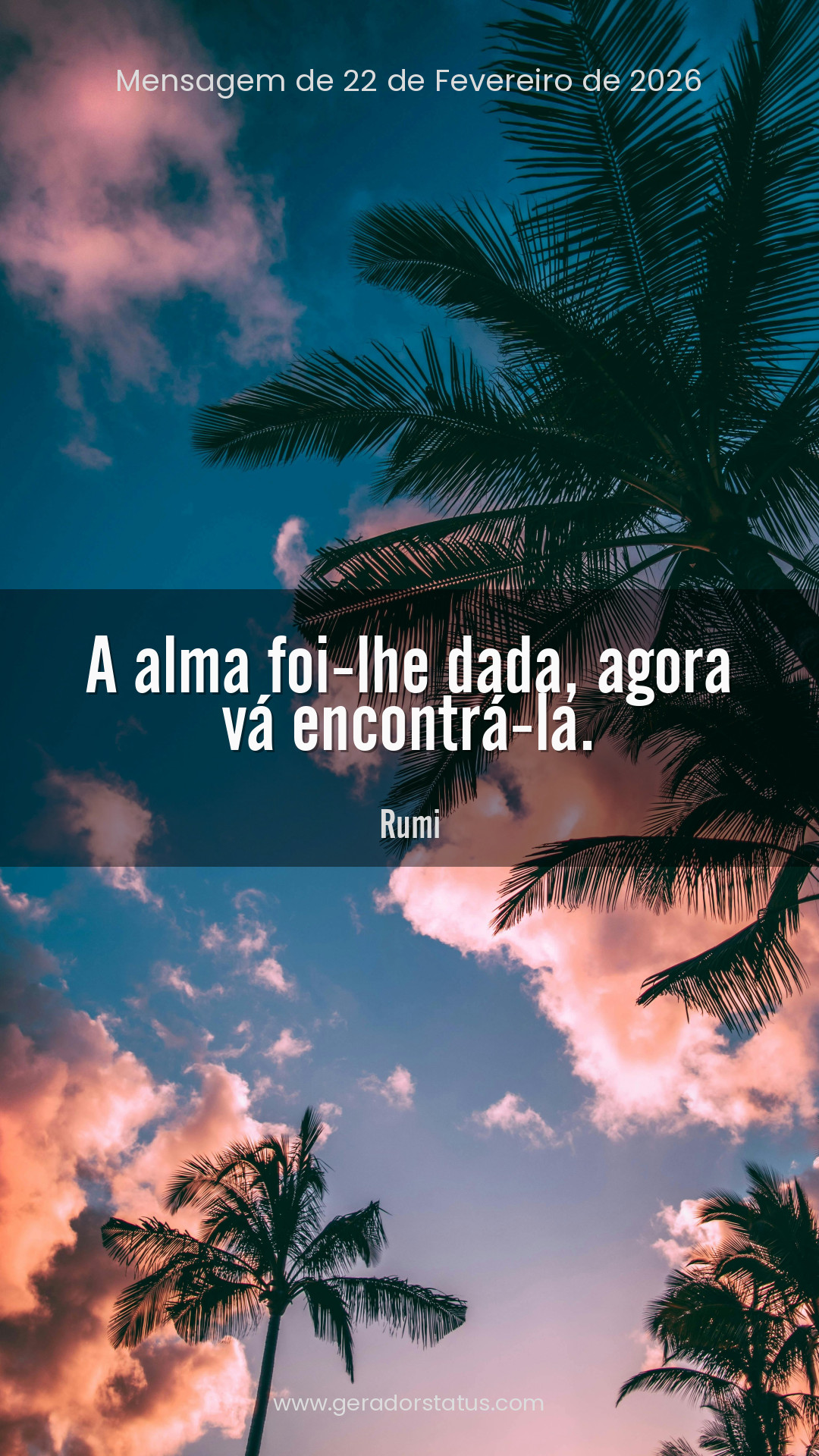 Status do dia: Reflexão