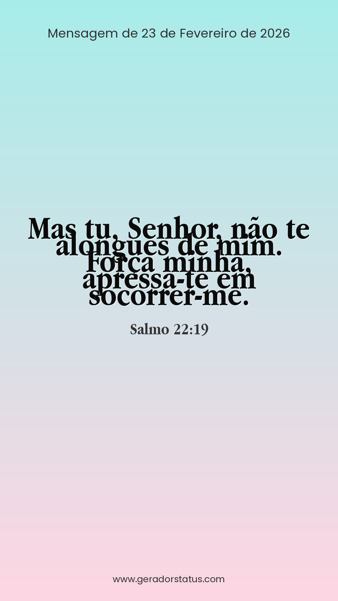 Status do dia: Salmo