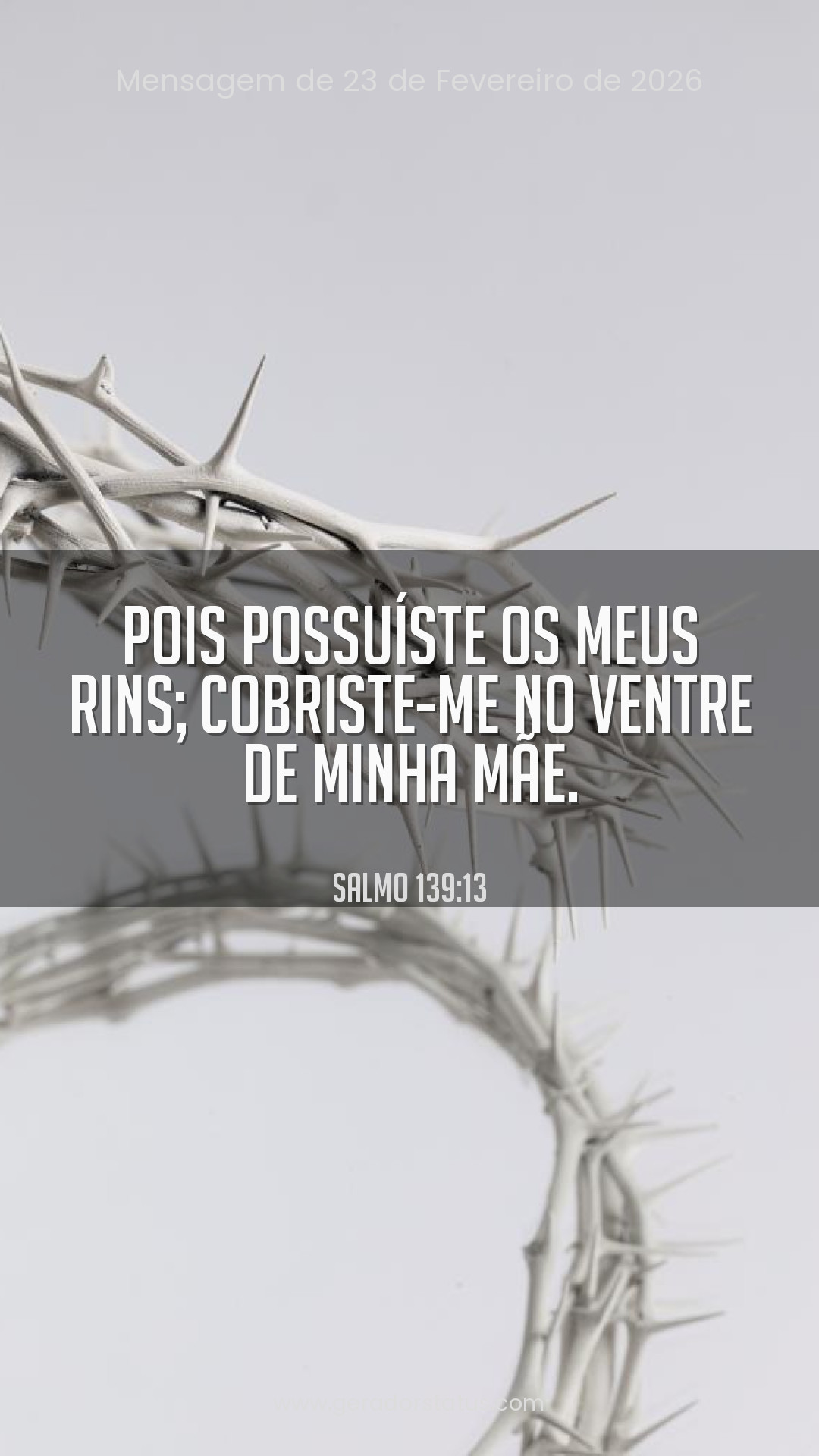 Status do dia: Salmo