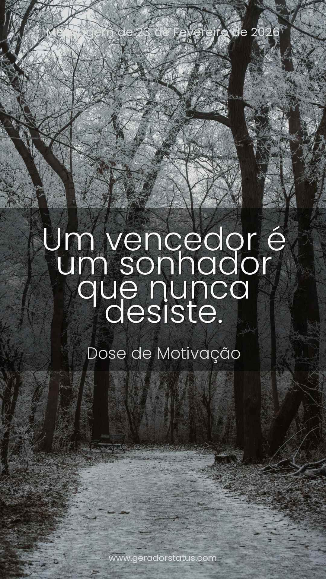 Status do dia: Motivacional